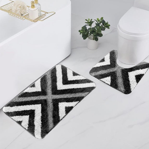 HIGHLINE  45/75 45/45  שטיחים לאמבטיה סט 2 חלקים