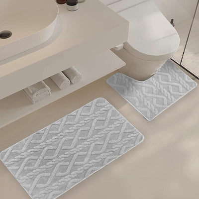 KELLY  45/75 45/45  שטיחים לאמבטיה סט 2 חלקים