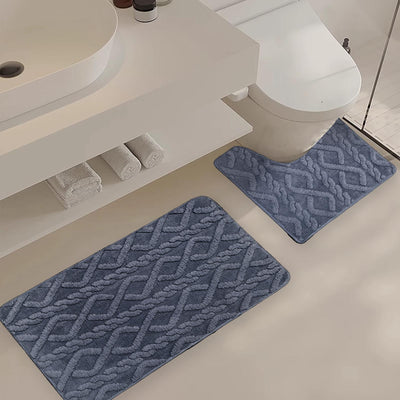 KELLY  45/75 45/45  שטיחים לאמבטיה סט 2 חלקים