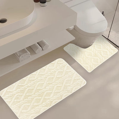 KELLY  45/75 45/45  שטיחים לאמבטיה סט 2 חלקים